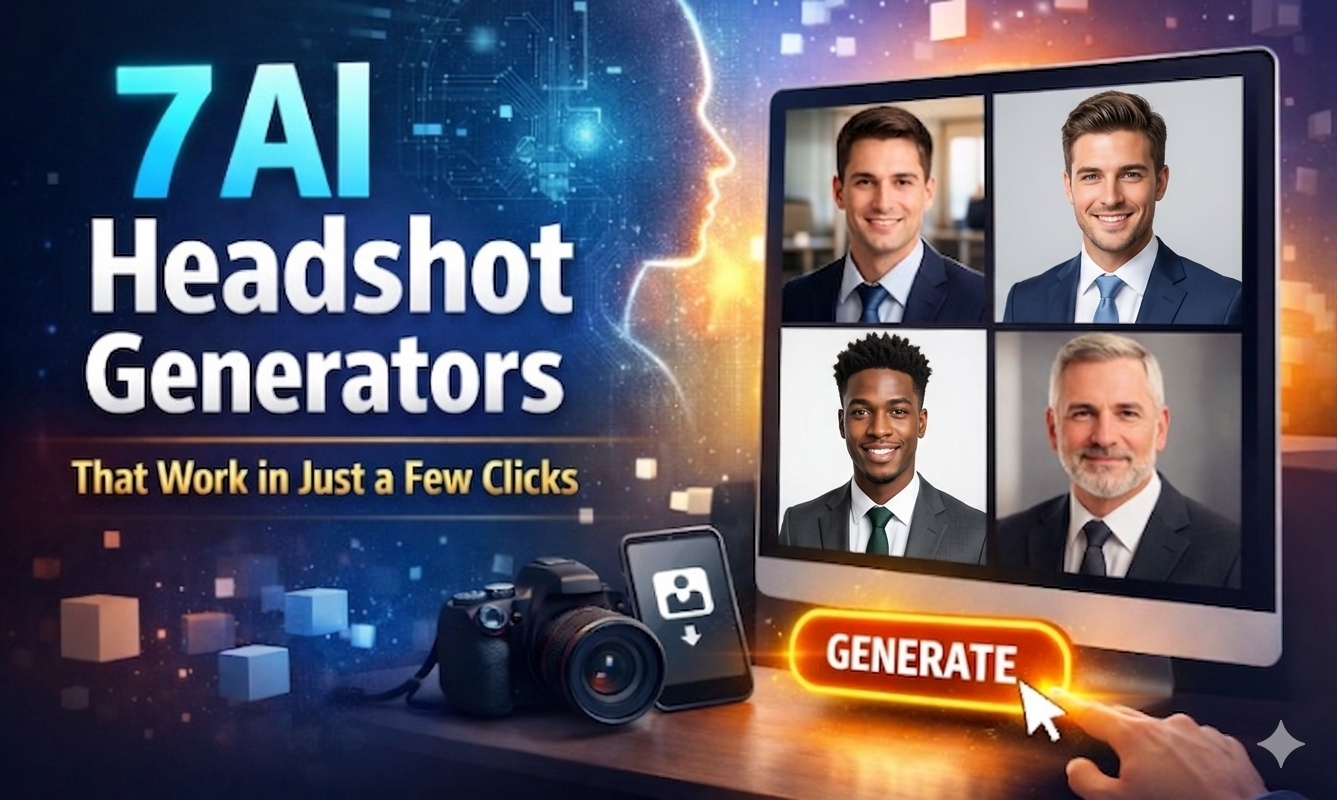7 AI Headshot Generators That Work in Just a Few Clicks