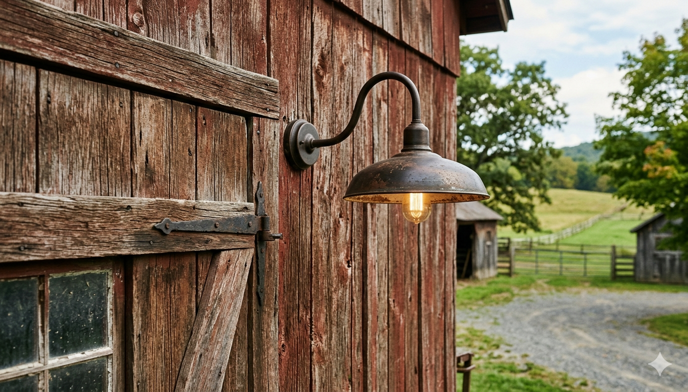 Rustic Barn Light